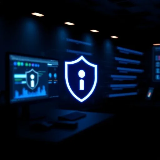 An intricate, holographic blueprint overlay of a secure network architecture. Features glowing data nodes, encrypted pathways, and digital lock icons, projected over a dark, textured background. The perspective is an isometric top-down view, highlighting complex security layers and robust infrastructure, implying meticulous planning and impenetrable design. No human elements.